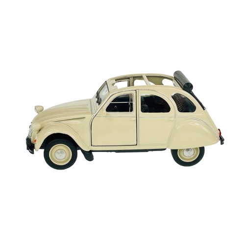 CITROEN 2Cv KOLEKCJONERSKI METALOWY MODEL SAMOCHÓD RESORAK WELLY 1.34 SZARY