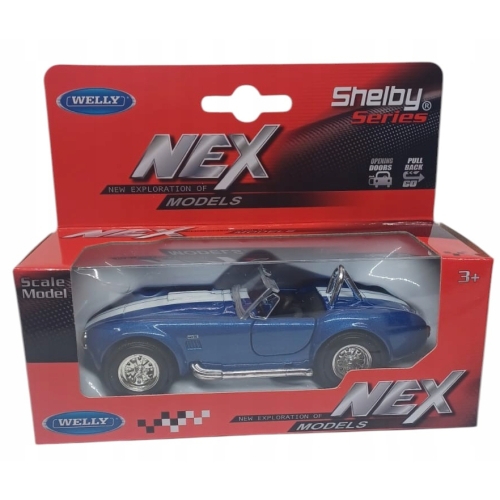 Shelby Cobra 427 1965 KLEKCJONERSKI METALOWY MODEL SAMOCHODU WELLY 1;34
