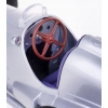 MERCEDES-BENZ W125 1937 METALOWY MODEL SAMOCHODU RESORAK WELLY 1:42 SREBRNY