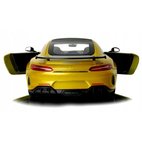 Mercedes AMG GTR kolekcjonerski model samochodu resorak welly 1:24 złoty