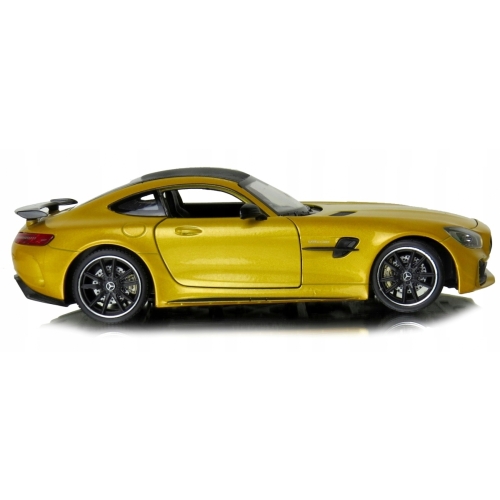 Mercedes AMG GTR kolekcjonerski model samochodu resorak welly 1:24 złoty