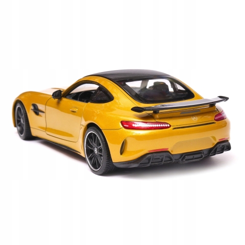 Mercedes AMG GTR kolekcjonerski model samochodu resorak welly 1:24 złoty