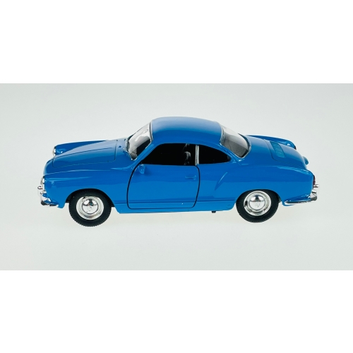 Vw Volkswagen Karmann Ghia Coupe kolekcjonerski model 1:34 welly NIEBIESKI