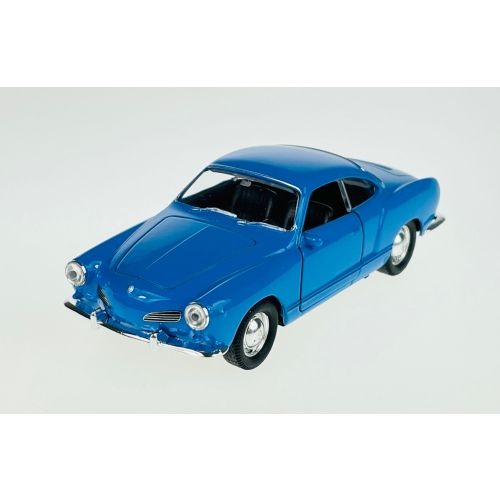 Vw Volkswagen Karmann Ghia Coupe kolekcjonerski model 1:34 welly NIEBIESKI