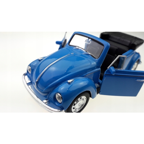 Vw Volkswagen Karmann Ghia Coupe kolekcjonerski model 1:34 welly NIEBIESKI