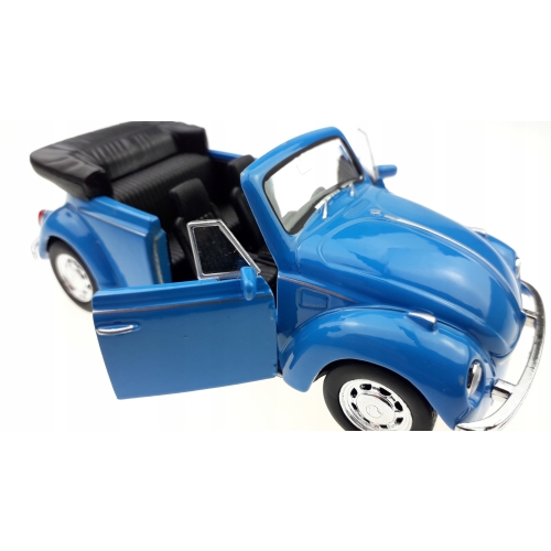 Vw Volkswagen Karmann Ghia Coupe kolekcjonerski model 1:34 welly NIEBIESKI