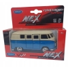 Volkswagen 1962 Classical Bus KOLEKCJONERSKI METALOWY MODEL WELLY 1.34 blue