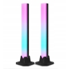 ZESTAW SŁUPKÓW LED MULTICOLOR BAR SET 2 x LAMPA LED RGB LIGHT Z PILOTEM