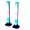 ZESTAW SŁUPKÓW LED MULTICOLOR BAR SET 2 x LAMPA LED RGB LIGHT Z PILOTEM