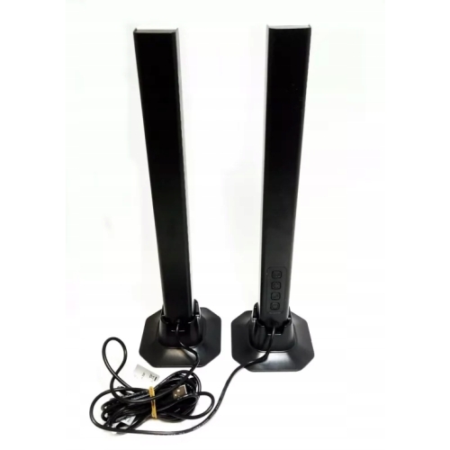 ZESTAW SŁUPKÓW LED MULTICOLOR BAR SET 2 x LAMPA LED RGB LIGHT Z PILOTEM