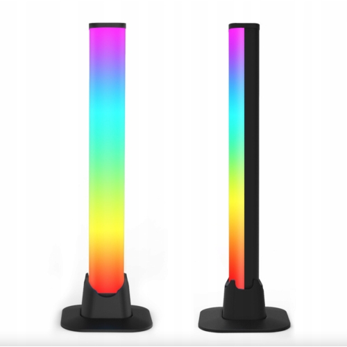 ZESTAW SŁUPKÓW LED MULTICOLOR BAR SET 2 x LAMPA LED RGB LIGHT Z PILOTEM