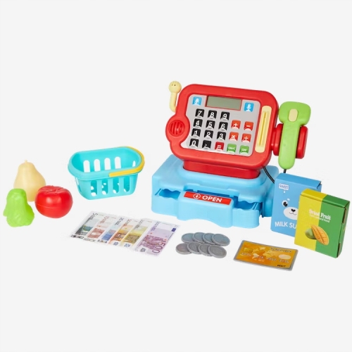 INTERAKTYWNA ZABAWKA KASA DLA DZIECI ŚWIATŁO + DŹWIĘKI HOUSE FUN