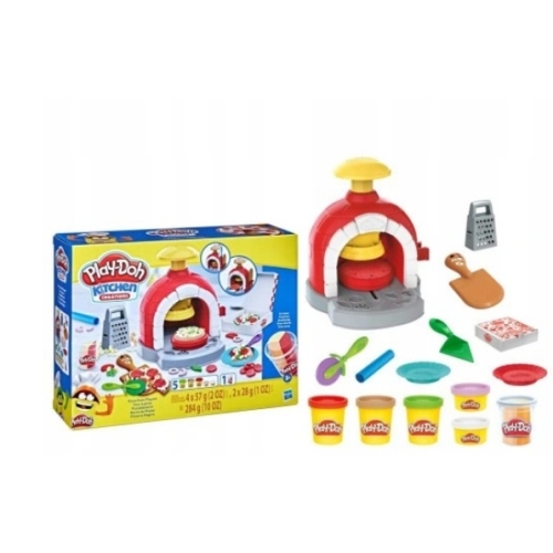 Play-Doh Ciastolina Piec do pizzy Duży Zestaw dla dzieci na prezent F4373