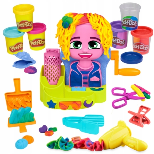 Ciastolina Play-Doh Stylista Fryzur duży Salon Fryzjerski dla dzieci F8807