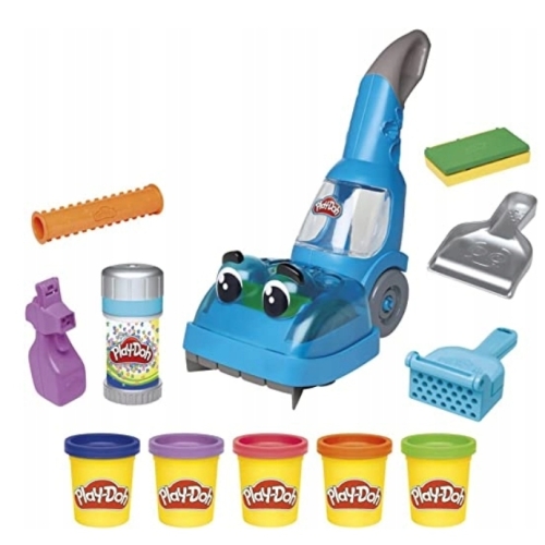 Play-Doh Ciastolina wesoły odkurzacz zestaw sprzątający dla dzieci F3642