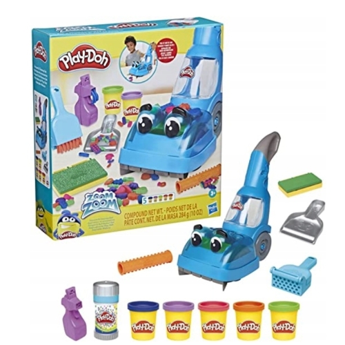 Play-Doh Ciastolina wesoły odkurzacz zestaw sprzątający dla dzieci F3642