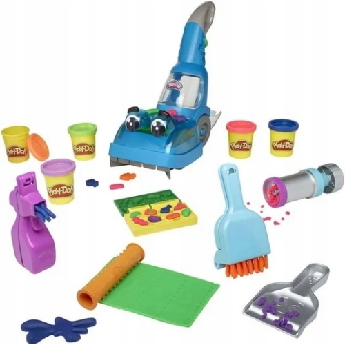 Play-Doh Ciastolina wesoły odkurzacz zestaw sprzątający dla dzieci F3642