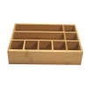 Pudełko organizer bambusowy na biżuterię 9 przegródek duży 24 x 14 x 6 cm