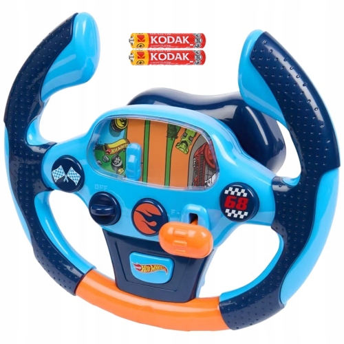 HOT WHEELS KIEROWNICA WYŚCIGOWA SPORTOWA DLA DZIECI MATTEL WYŚCIGI BATERIE