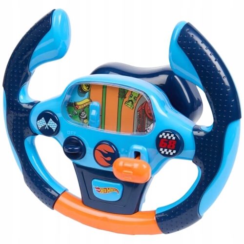 HOT WHEELS KIEROWNICA WYŚCIGOWA SPORTOWA DLA DZIECI MATTEL WYŚCIGI BATERIE