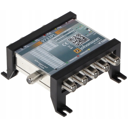 Multiswitch Unicable Wideband dSCR II 5/1 5 wyjść firma Johansson 9733PL