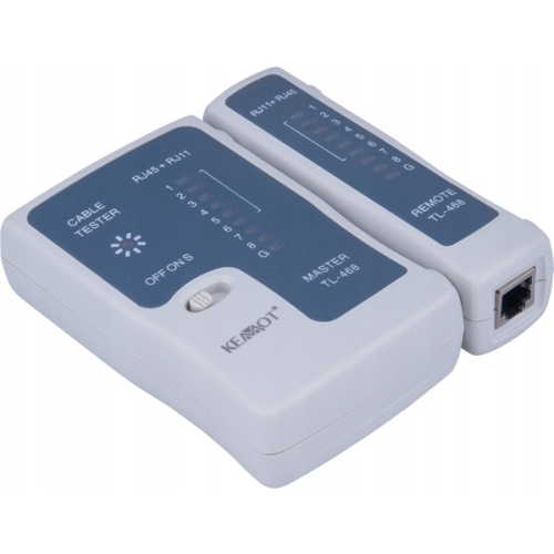 Tester kabli internetowych skrętka komputer monitoring REBEL NAR0167 TL-468