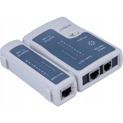 Tester kabli internetowych skrętka komputer monitoring REBEL NAR0167 TL-468