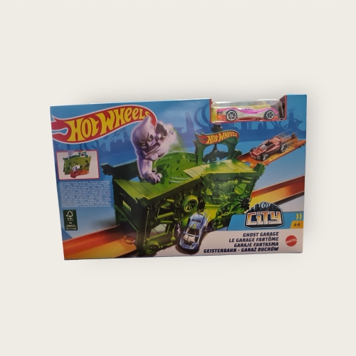 HOT WHEELS CITY GHOST GARAGE GARAŻ DUCHÓW RÓŻOWE AUTKO NOWY MODEL FJN38