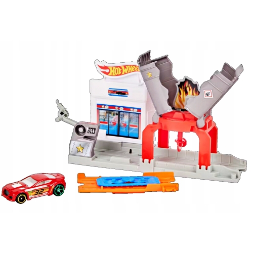 Tor samochodowy HOT WHEELS Odjazdowa Restauracja z Niebieskim Autem FJN39