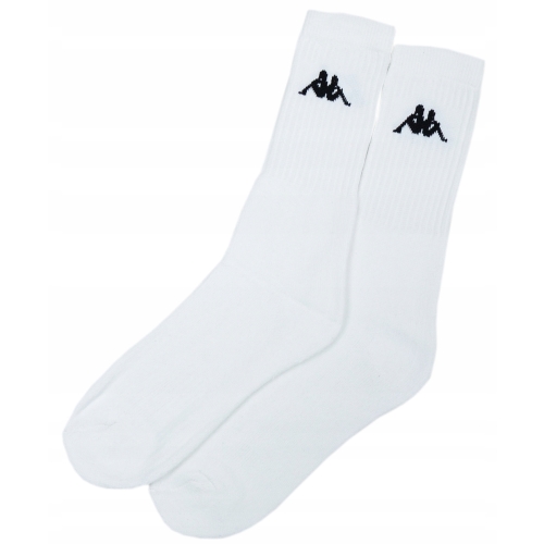 Skarpetki Kappa białe r 43-46 ODDYCHAJĄCE 62% COTTON 36% POLIESTER 3 szt