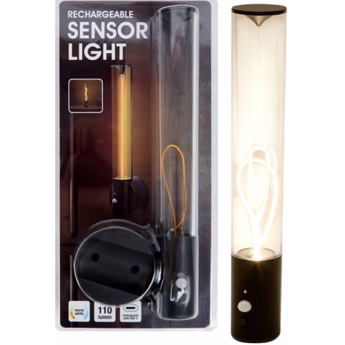 LAMPA AKUMULATOROWA LED ŻARNIKOWA CZUJKA UCHWYT MAGNETYCZNY DEKORACYJNA