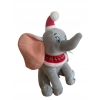 Maskotka Disney Słoń Dumbo siedziący z dźwiękami w Świątecznej czapce 30cm
