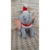 Maskotka Disney Słoń Dumbo siedziący z dźwiękami w Świątecznej czapce 30cm