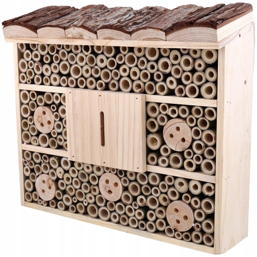 DOMEK hotel BUDKA lęgowa OWADÓW motyli XXL NATURAL ekologiczne materiały