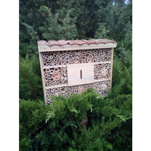 DOMEK hotel BUDKA lęgowa OWADÓW motyli XXL NATURAL ekologiczne materiały