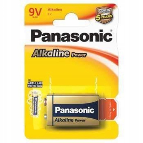 Bateria alkaliczna płaska 6LR61 6F22 9V Panasonic Wysokiej jakości ogniwa A