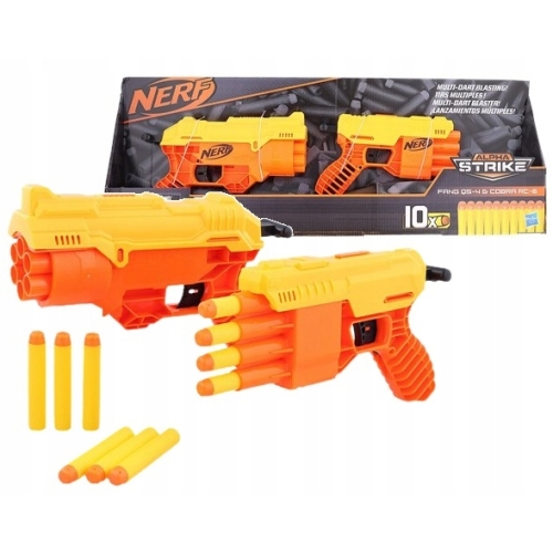 NERF Fang QS-4 COBRA RC-6 10 STRZAŁEK Alpha Strike