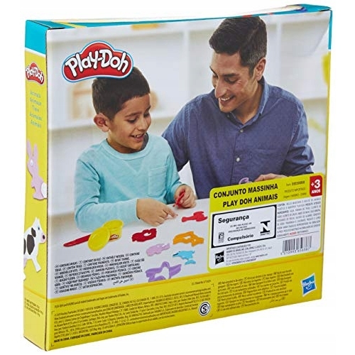 PLAY DOH CIASTOLINA FIGURY GEOMETRYCZNE 6 TUBEK NA PREZENT DLA DZIECI DUŻY