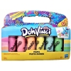 PLAY DOH VINCI CIASTOLINA REZERWOWA MIX TUBKI UZUPEŁNIAJĄCE 6 szt brokatowe