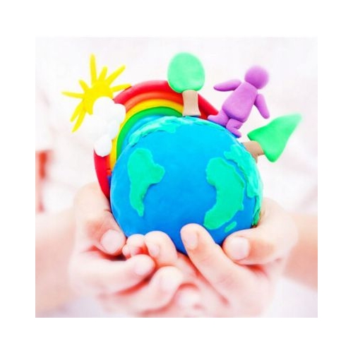 PLAY DOH VINCI CIASTOLINA REZERWOWA MIX TUBKI UZUPEŁNIAJĄCE 6 szt brokatowe