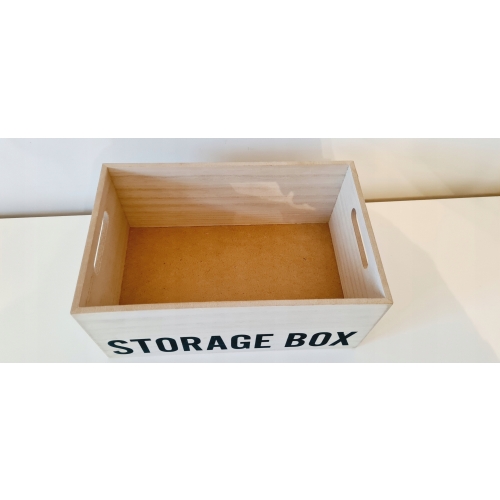 Organizer pojemnik box drewniany na drobiazgi L