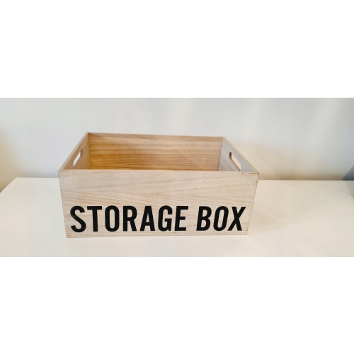 Organizer pojemnik box drewniany na drobiazgi L