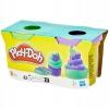 CIASTOLINA PLAY DOH 168 GRAM ZIELONY FIOLET BABECZKA DIY PREZENT 2 TUBKI