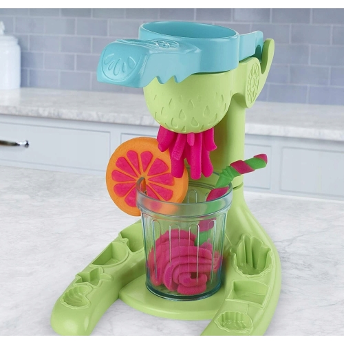 PLAY DOH CIASTOLINA ZABAWKA WYCISKARKA DO SOKU+ 4 MIX TUBKI ZESTAW E7437