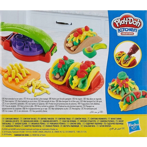 CIASTOLINA Play-Doh KUCHNIA TACO ZESTAW E7447 4 MIX TUBY DO SUPER ZABAWY