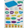 PLAY-DOH CUKIERNIA ZESTAW 6 TUB i 20 ELEMENTÓW ZABAWA W KUCHARZA DLA DZIECI