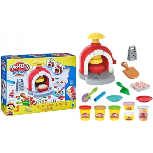 Play-Doh Zestaw z ciastoliną Piec Do Pizzy E4576 duży zestaw do zabawy tuby