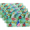 Mata stołowa podkładka pod talerze 4 sztuki 43 x 28 cm Escape Paradise