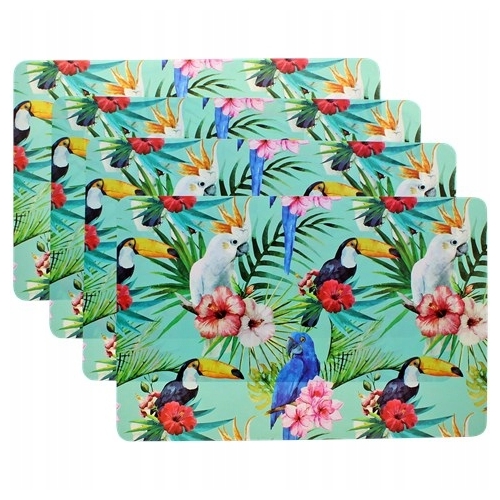 Mata stołowa podkładka pod talerze 4 sztuki 43 x 28 cm Escape Paradise