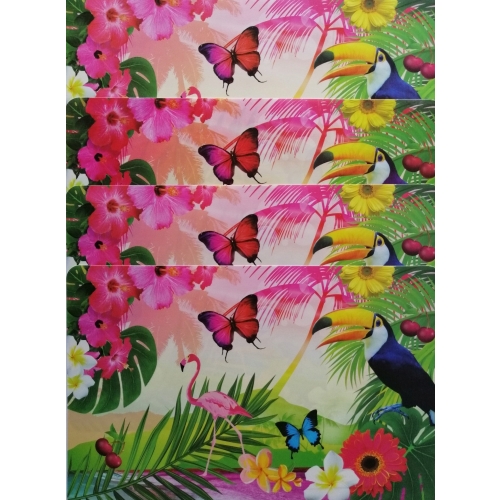 Mata stołowa podkładka pod talerze 4 sztuki 43 x 28 cm Escape Paradise